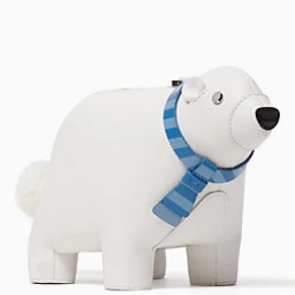 👀50% OFF - NWT‼️Kate Spade Other Artic Friends Polar Bear Crossbody - Picture 3 of 9